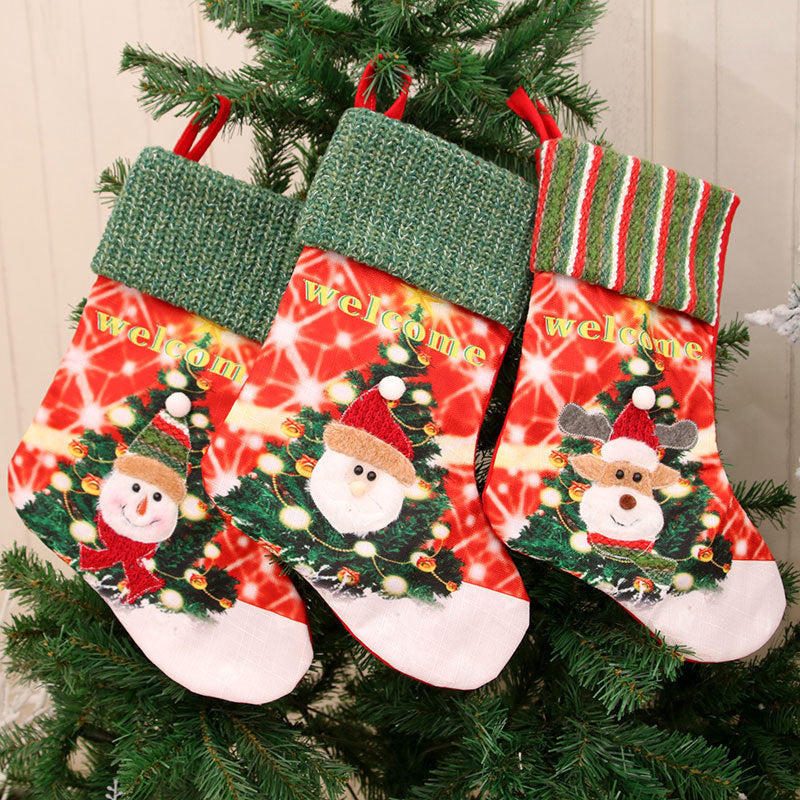 Large LED christmas stocking