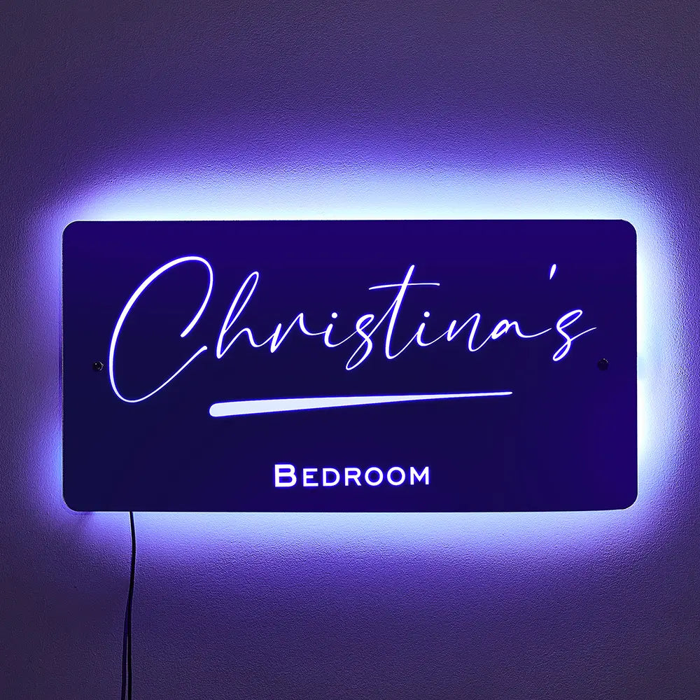 Personalised Name Mirror - Light Up Mirror