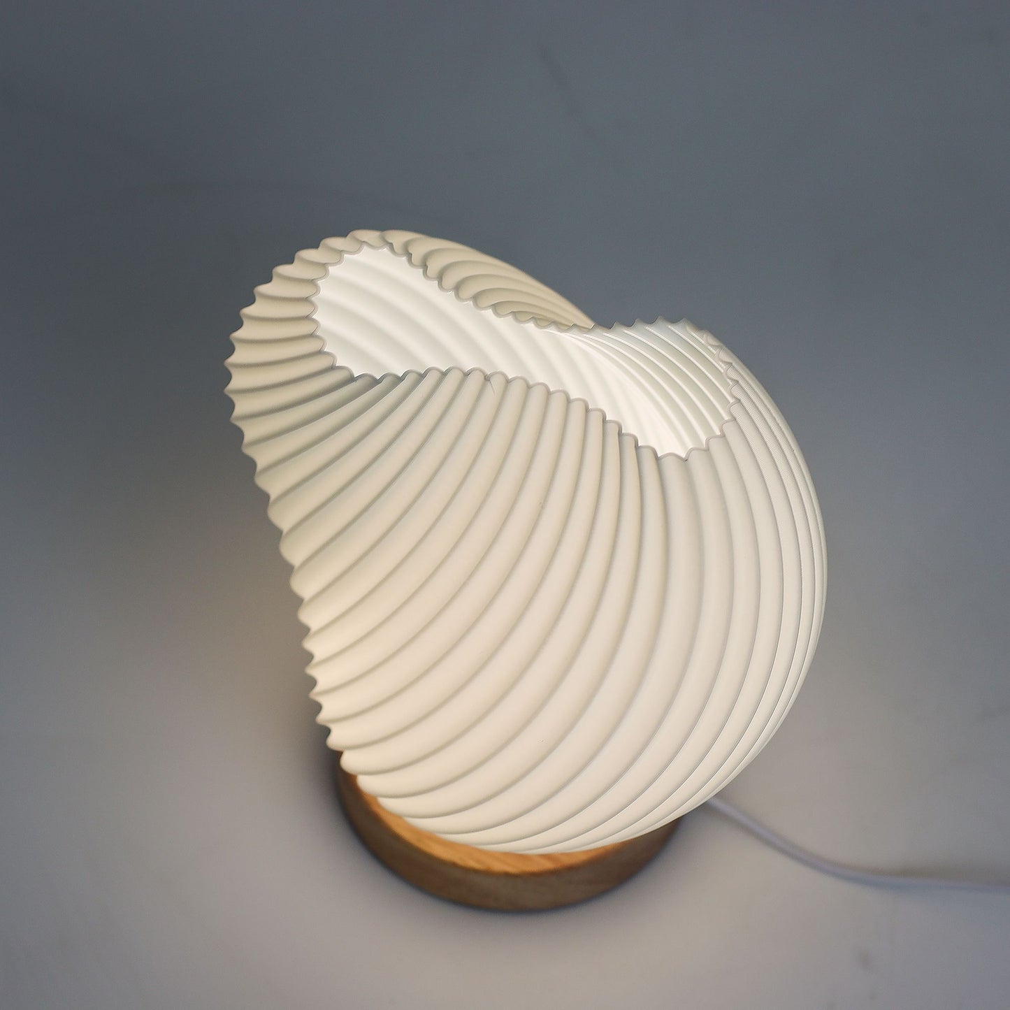 New Wave Lamp - Shell Twisted