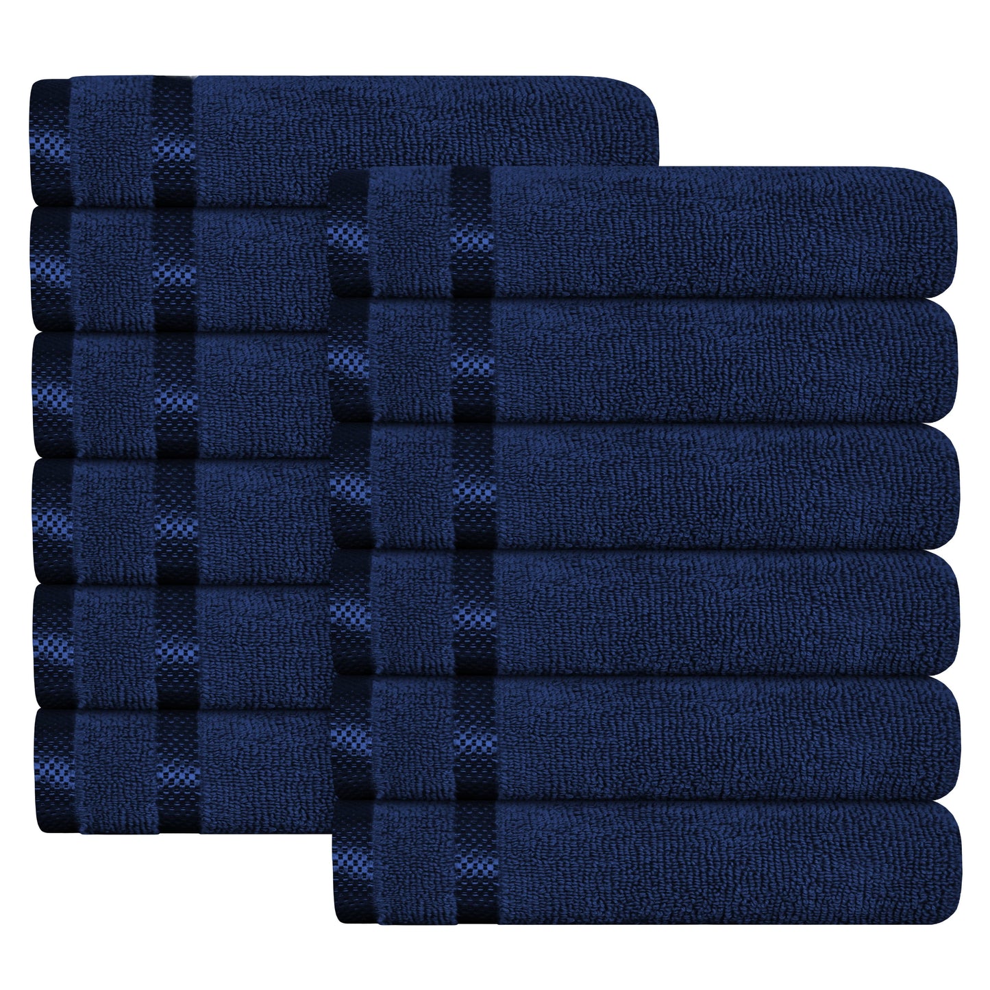 Belmont Viscose Stripe Royal Blue Towels