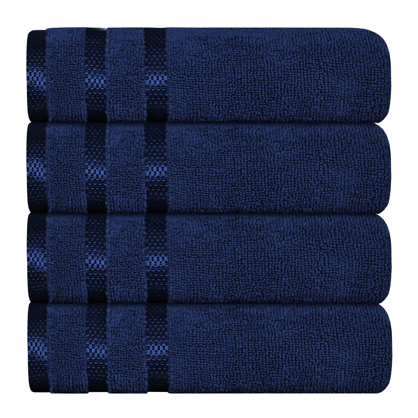Belmont Viscose Stripe Royal Blue Towels