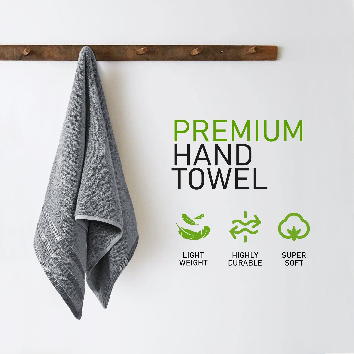 Belmont Viscose Stripe Silver Towels