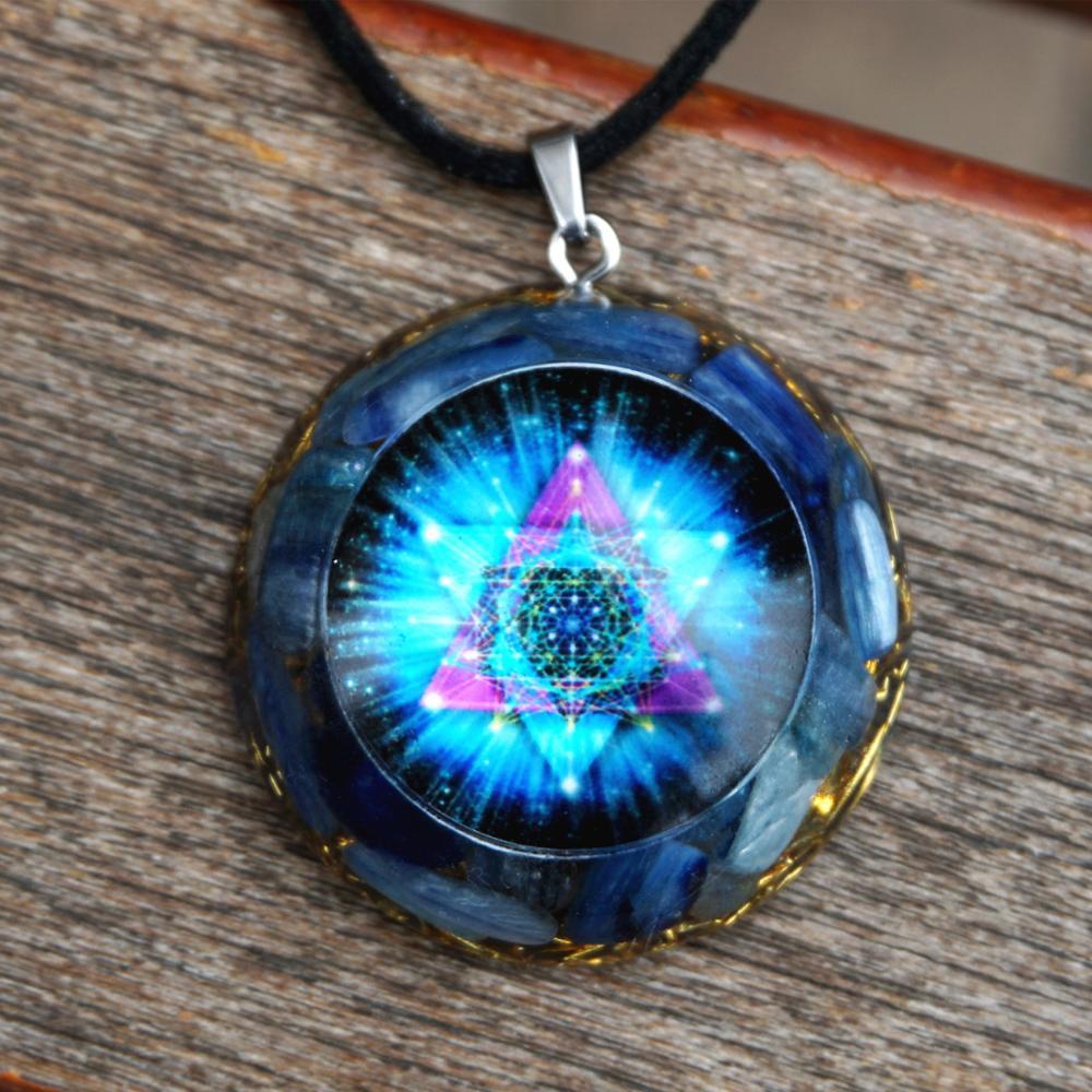 Handmade Epoxy Ogan Energy Gem Pendant