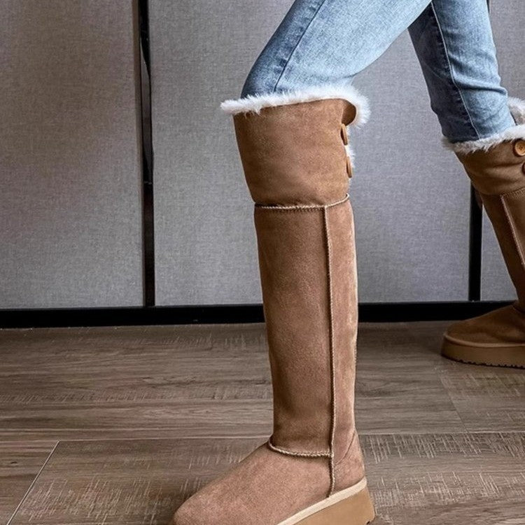 Women's Long Snow Winter boots