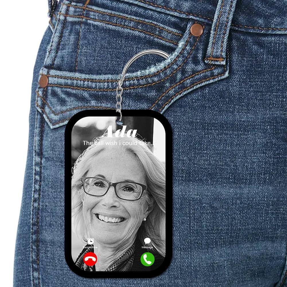 Acrylic Personalised Photo Keychain