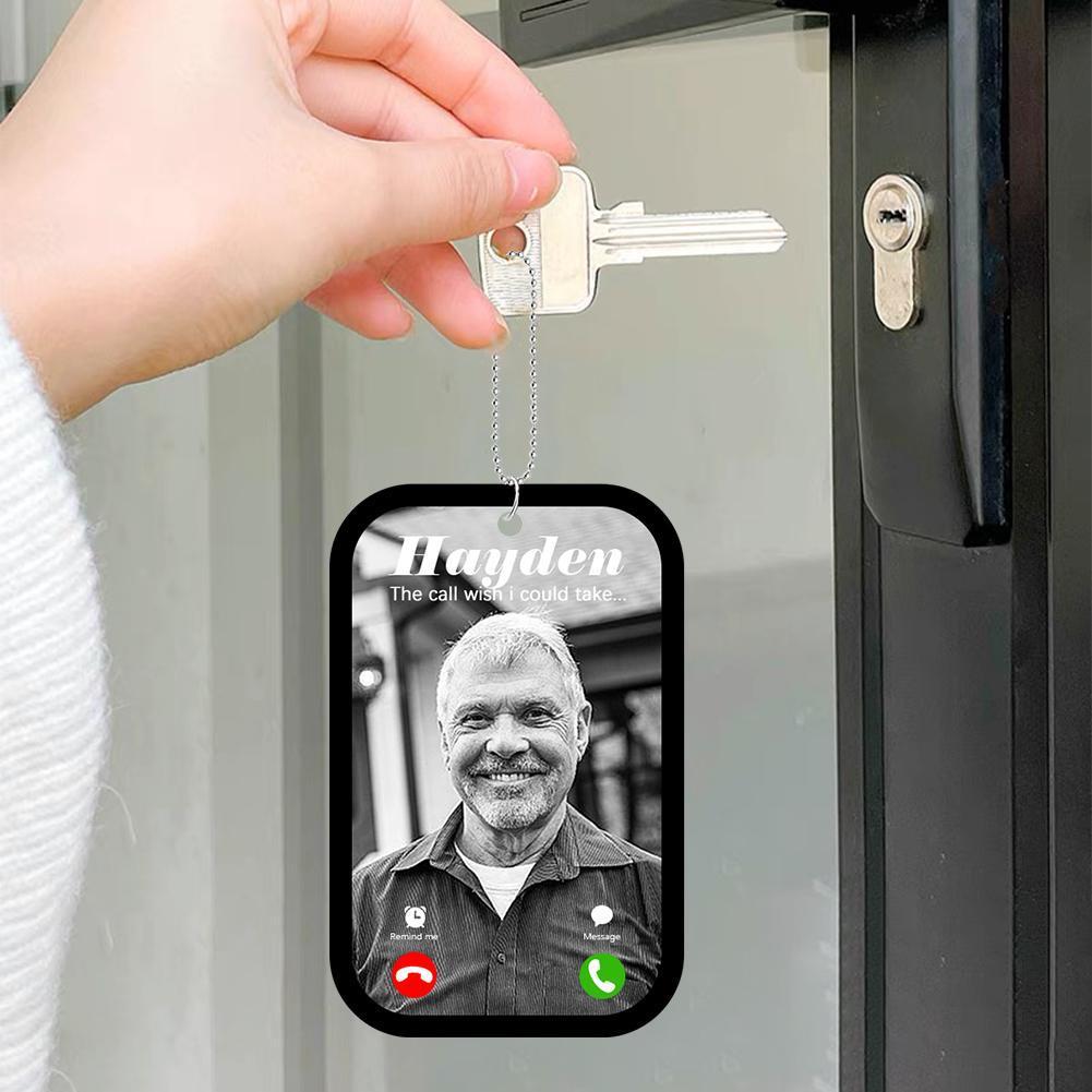 Acrylic Personalised Photo Keychain