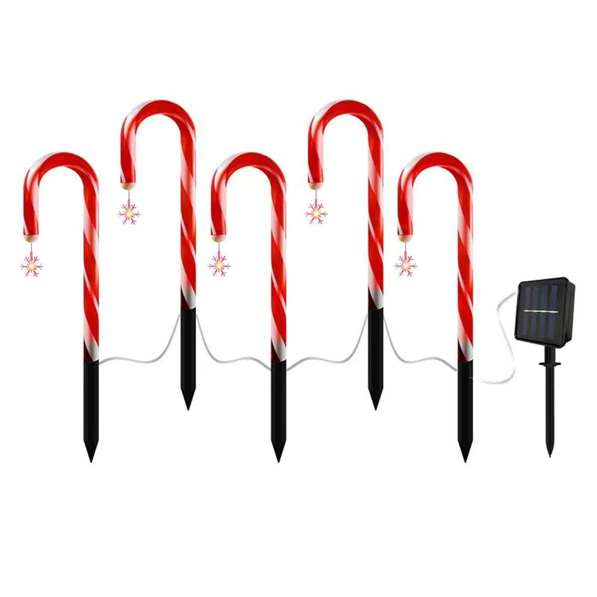 Solar Christmas stake lights