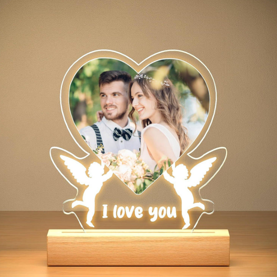 Valentine's Day Night Light Acrylic