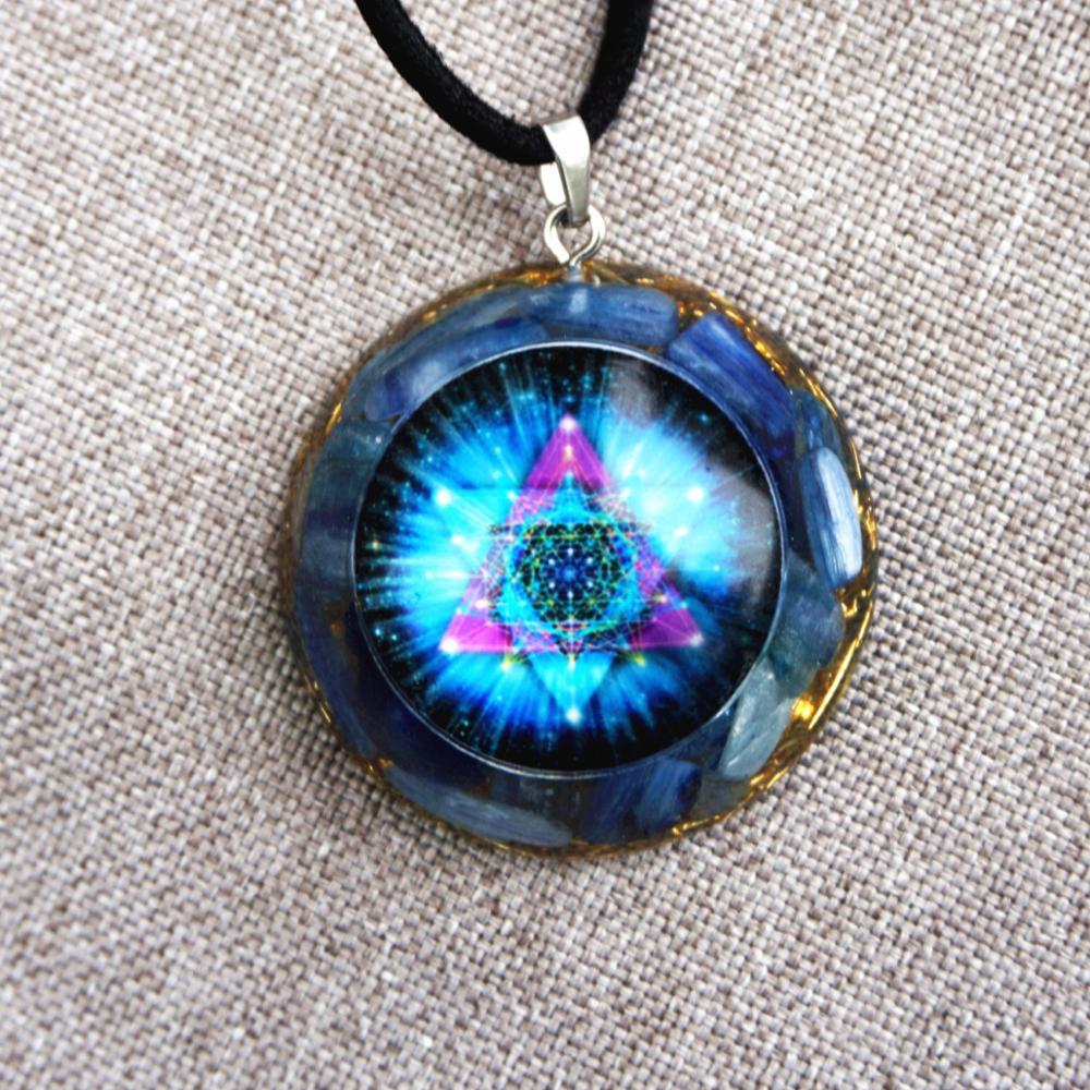 Handmade Epoxy Ogan Energy Gem Pendant