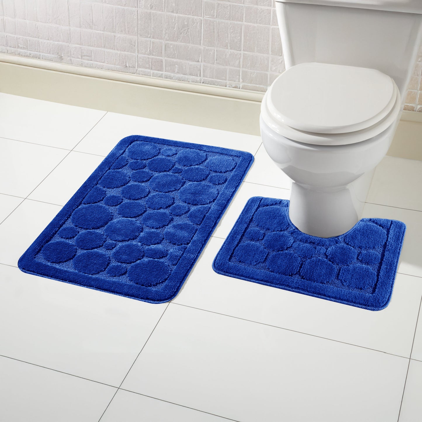 Cali Bubbles 2 Piece bath/pedestal mat