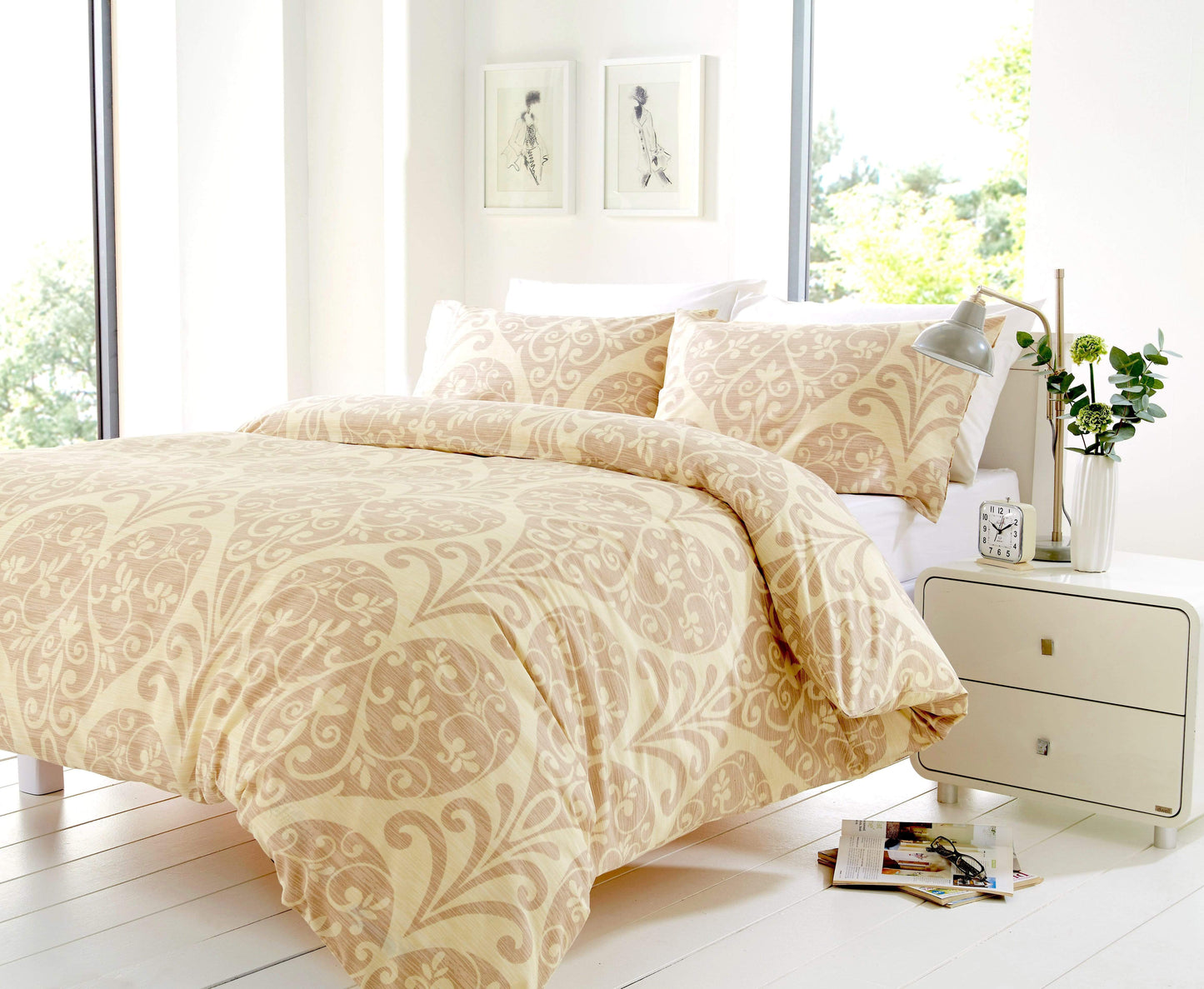 Chloe Cotton-Blend Duvet Set